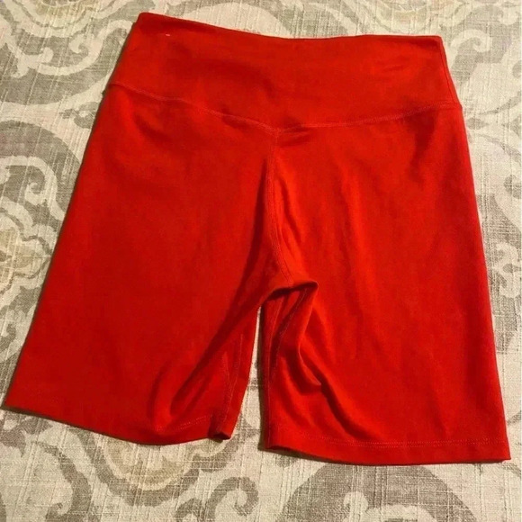 Nike Pants - Excellent condition Nike Red bike shorts 7 inch inseam